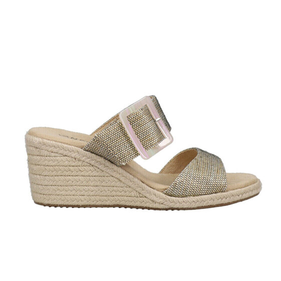 VANELi Layla Espadrille Wedge Womens Gold Casual Sandals LAYLA-312960