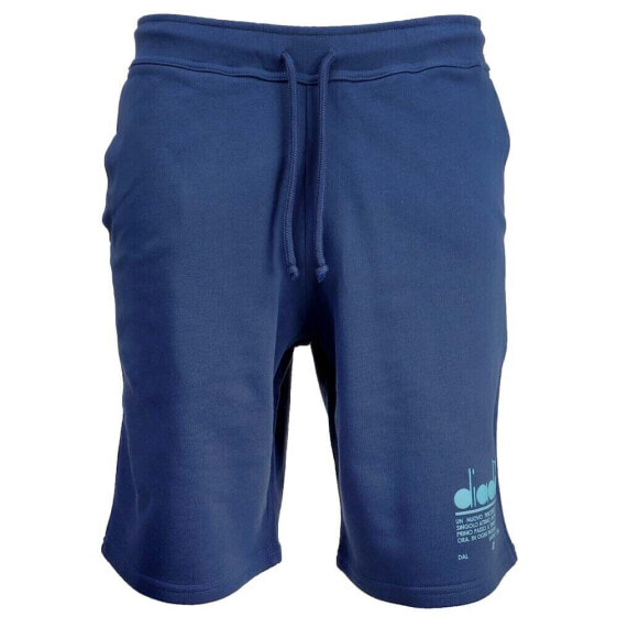 Diadora Bermuda Manifesto Shorts Mens Blue Casual Athletic Bottoms 178201-60024