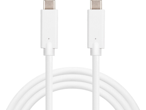 SANDBERG USB-C Charge Cable 1M - 100W - 1 m - USB C - USB C - White