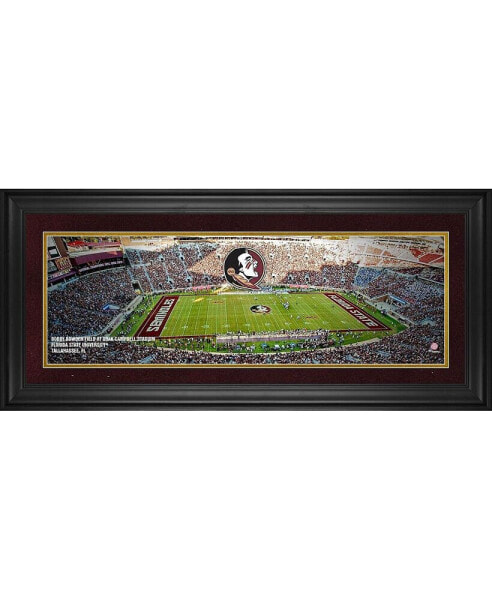 Florida State Seminoles Framed 10" x 30" Bobby Bowden Field at Doak Campbell Stadium Panoramic Photograph