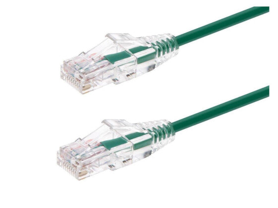 Monoprice Cat6 Ethernet Patch Cable - 7 feet - Green | Snagless RJ45 Stranded 55
