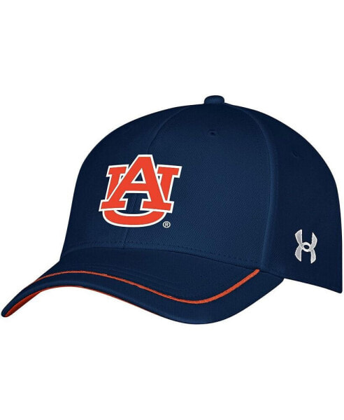 Men's Navy Auburn Tigers Blitzing Accent Iso-Chill Adjustable Hat