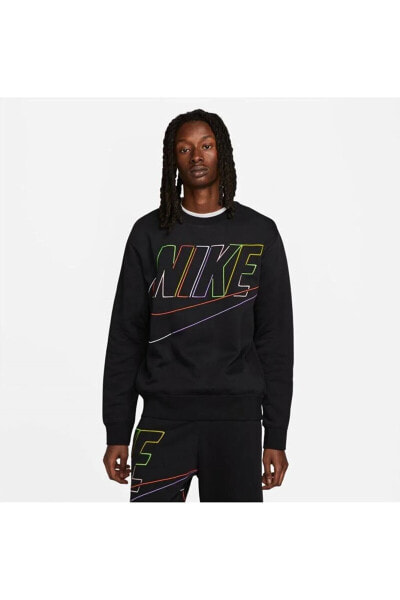 Толстовка мужская Nike Club+ Crew Erkek Sweatshirt DX0529-010