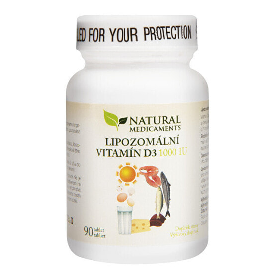 Liposomal vitamin D3 1000 IU 90 tablets