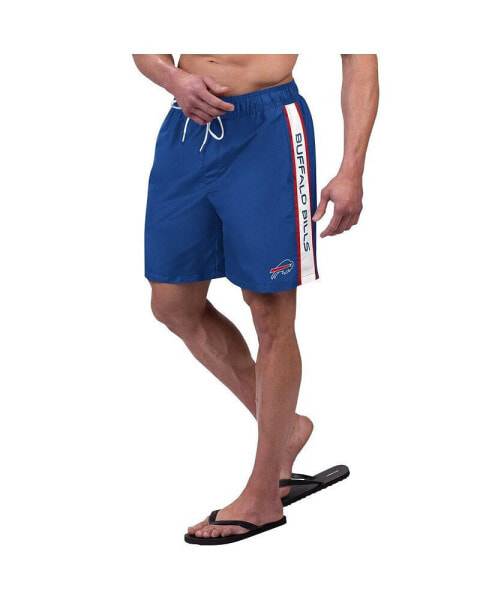 Men's Royal Buffalo Bills Streamline Volley Swim Shorts