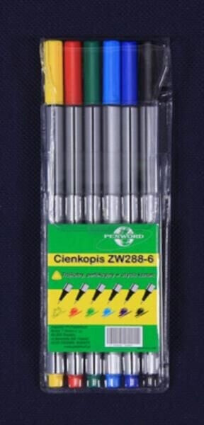 Polsirhurt Cienkopis mix 6 kol. (ZW288-6)