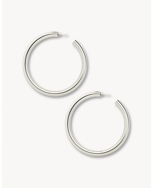 2.5" Perfect Hoops in Silver