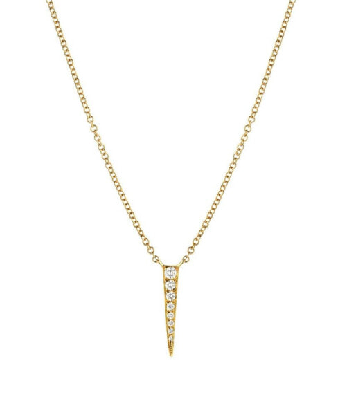 Zoe Lev diamond 14K Gold Dagger Necklace