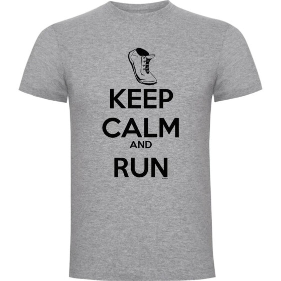 KRUSKIS Keep Calm And Run short sleeve T-shirt