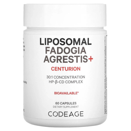 Витамины и минералы CodeAge Liposomal Fadogia Agrestis+, 60 капсул