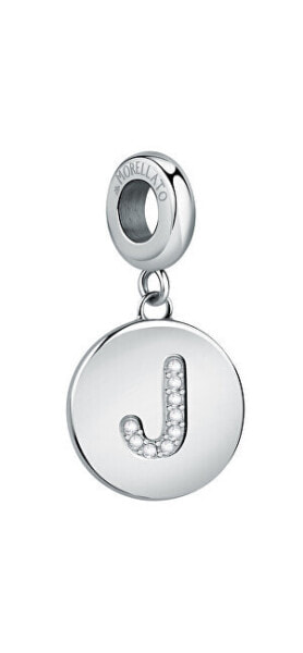 Мужская подвеска стальная Morellato Steel pendant letter "J" Drops SCZ1162
