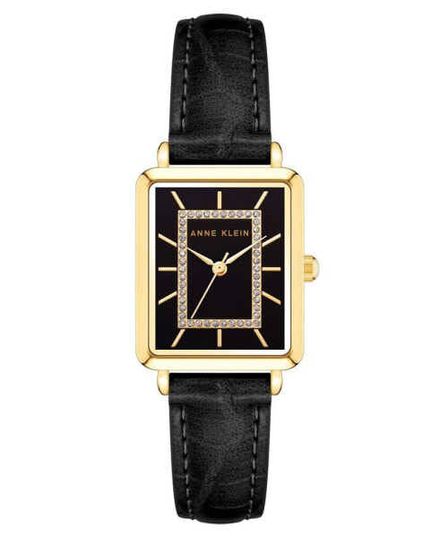 Часы Anne Klein Black Leather Gold 24x363mm