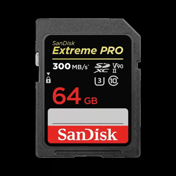 Карта памяти SDXC SanDisk Extreme PRO 64 Гб SDXC UHS-II