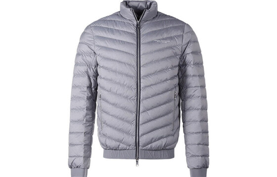 Пуховик мужской ARMANI EXCHANGE Light Duck Down Jacket Winter Gray