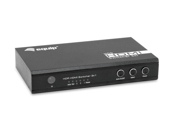 Equip 332725 - HDMI - Aluminium - Black - 60 Hz - 3840 x 2160 - 7.1 channels