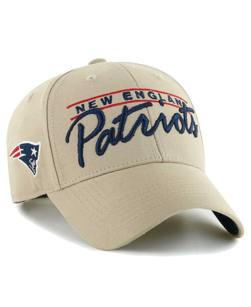 Men's Khaki New England Patriots Atwood MVP Adjustable Hat