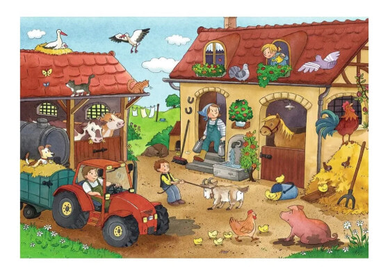 Puzzle Arbeit auf dem Bauernhof