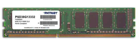 PATRIOT Memory 8GB PC3-10600 - 8 GB - 1 x 8 GB - DDR3 - 1333 MHz - 240-pin DIMM