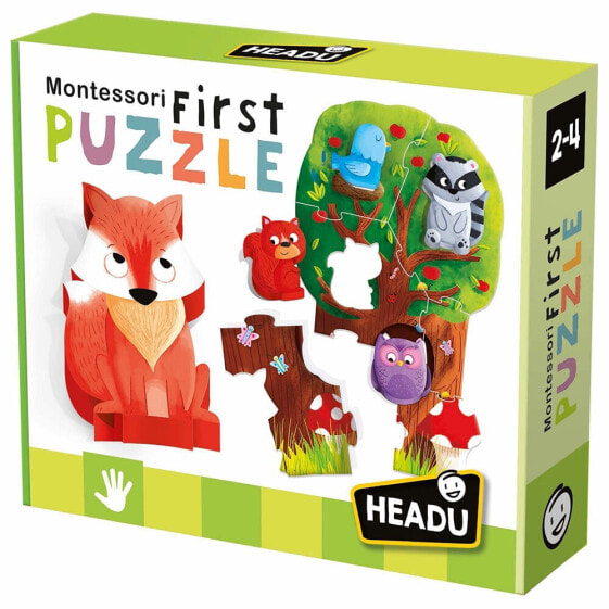 HEADU Educative Children´S Game Montessori My Gracst The Forest Puzzle
