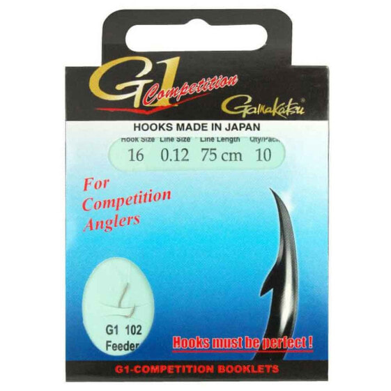 Крючок рыболовный Gamakatsu Booklet Feeder G1-102 Tied Hook