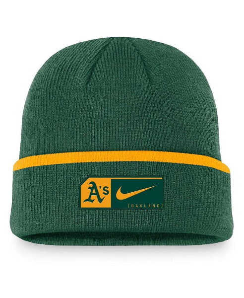 Men's Green Oakland Athletics Terra Cuffed Knit Hat