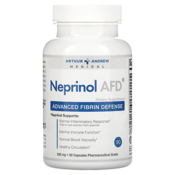 Neprinol AFD, Advanced Fibrin Defense, 500 mg, 90 Capsules