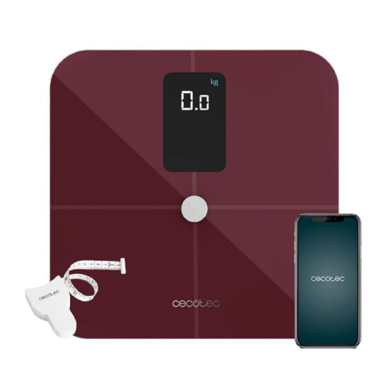Напольные весы умные Cecotec Surface Precision 10400 Smart Healthy Vision Garnet