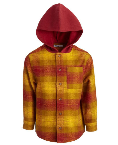 Рубашка Epic Threads Plaid Hooded Shacket