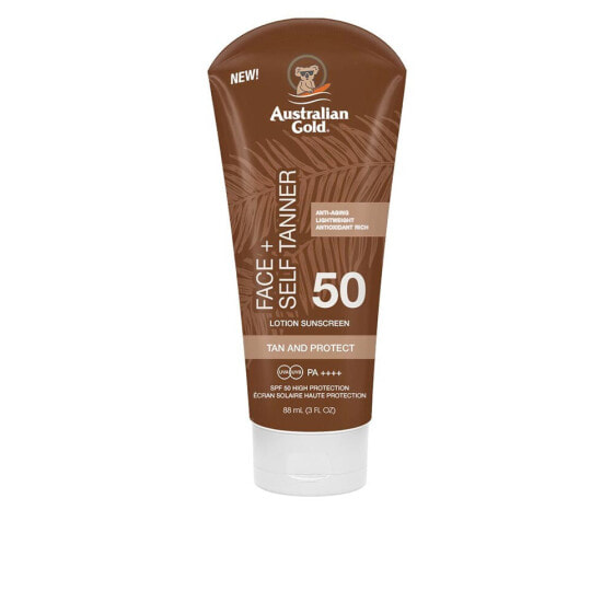 Australian Gold Face Self Tanner  SPF 50 Солнцезащитный  автозагар для лица  88 мл