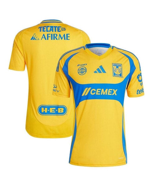 Men's Gold Tigres UANL 2024/25 Home Replica Jersey