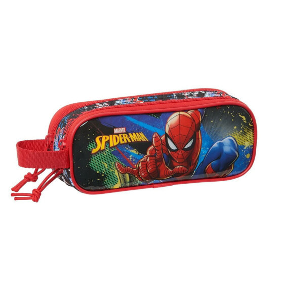 SAFTA Spiderman Go Hero Double Pencil Case