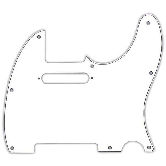 Fender Morn Style Pickguard Tele White 3-Ply 8-Hole