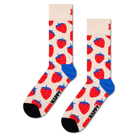 HAPPY SOCKS Strawberry Half long socks