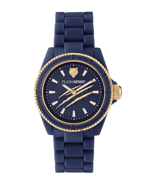 Часы и аксессуары Plein Sport женские Наручные часы с синим поликарбонатным браслетом 38 мм.