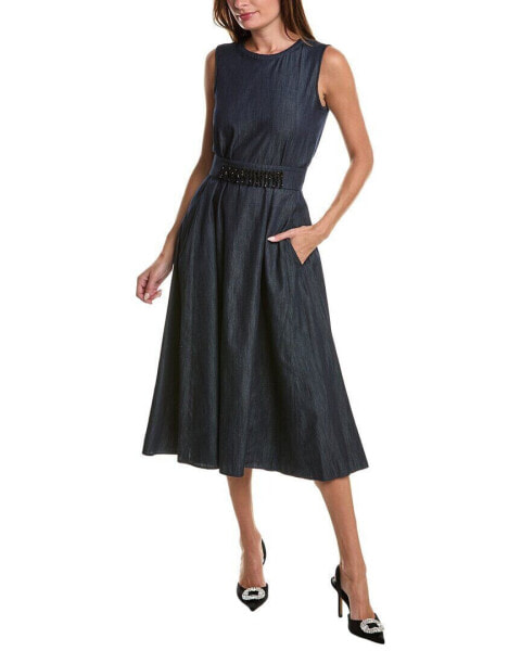 ‘S Maxmara Gin A-Line Dress Women's Navy 2