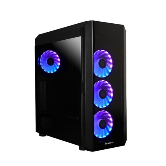 ATX Semi-tower Box Chieftec GL-03B-UC-OP Black