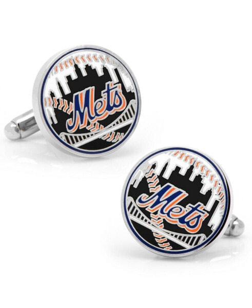 Запонки бейсбольные Cufflinks Inc. new York Mets