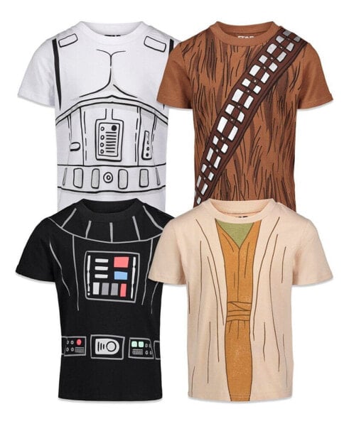 Футболка для малышей Star Wars Chewbacca Storm Trooper Darth Vader 4 Pack