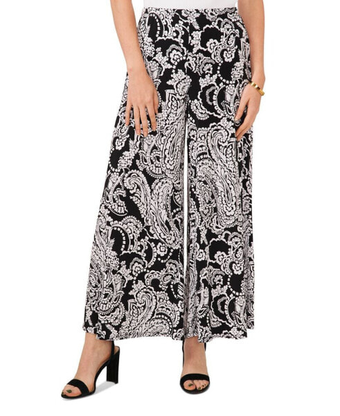 Women's Relaxed Wide-Leg Pull-On Pants