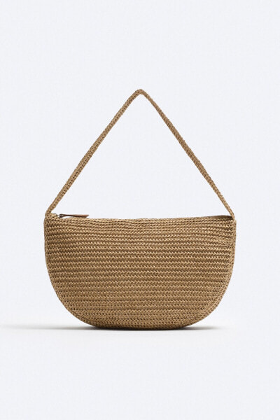 Woven crossbody bag