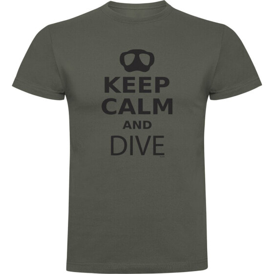 KRUSKIS Keep Calm And Dive short sleeve T-shirt