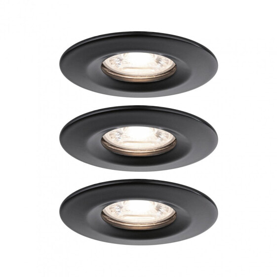 PAULMANN Nova Mini - Recessed lighting spot - LED - 4 W - 2700 K - 310 lm - Black