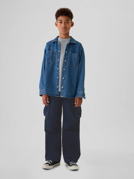 Kids Cargo Baggy Pants