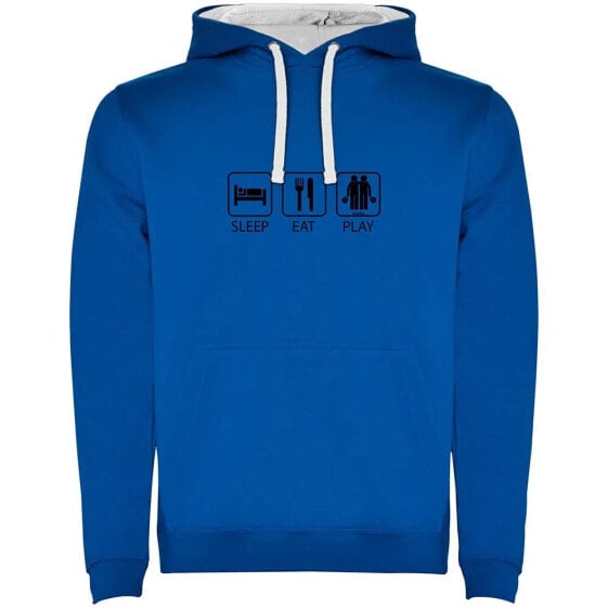 KRUSKIS Sleep Eat And Play Padel Bicolor hoodie