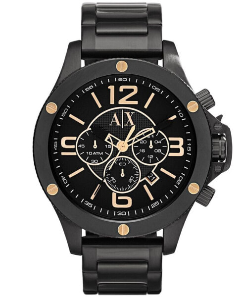 Часы ARMANI EXCHANGE   Black Stainless Steel Watch