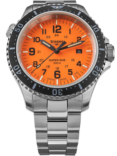 Часы Traser H3 SuperSub 46mm Orange Diver