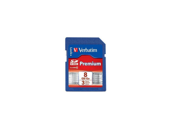 Verbatim 8GB Premium 96318 Secure Digital High Capacity (SDHC) Card