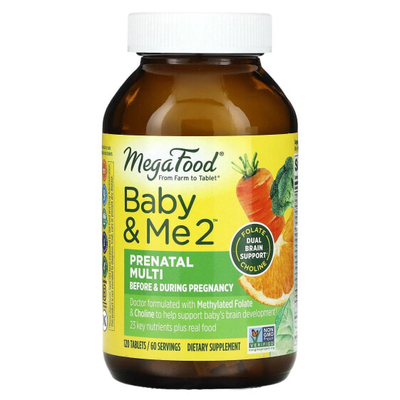 Baby & Me 2, Prenatal Multi, 120 Tablets