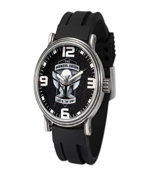 Часы и аксессуары ewatchfactory Мужские наручные часы Disney Star Wars Mandalorian, Vintage Inspired Alloy 44 мм