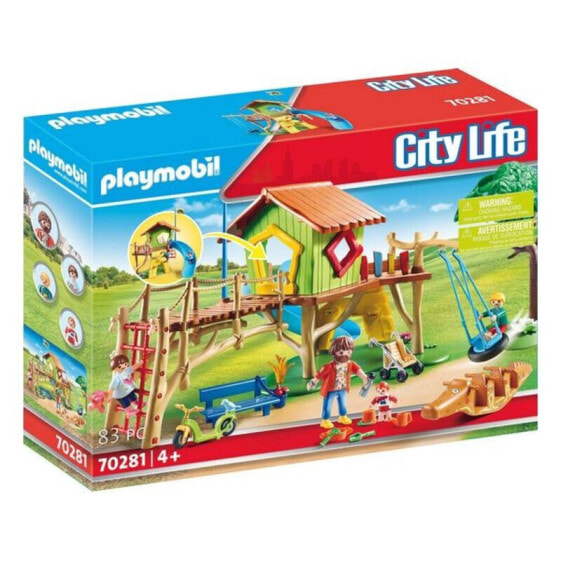 Игровой набор Playmobil City Life Adventure Playground Детская площадка приключений 70281 (83 шт)